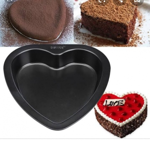 Quality nonstick love heart baking tin